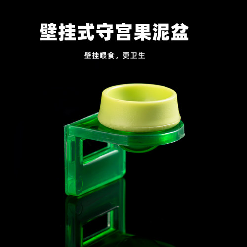 壁挂式果泥盆睫角守宫喂食盆爬宠