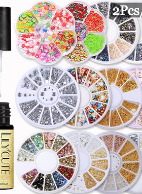 5ML Rhinestone Glue Line Gel Nail Set Nail Art Glitter
