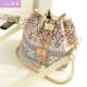 bag shoulder chain Women bucket canvas women handbag