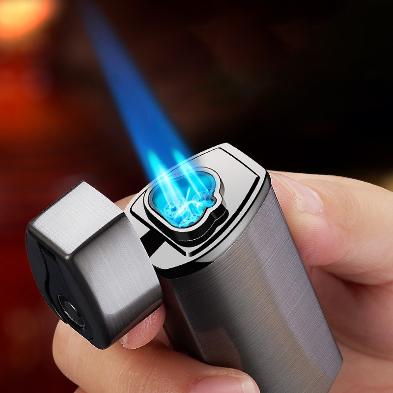 Inflatable charging three direct flush lighter touch sensing