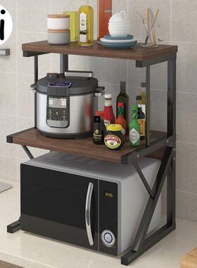 New Microwave Shelf Kitchen Shelf 2-layer Storage Rack Oven