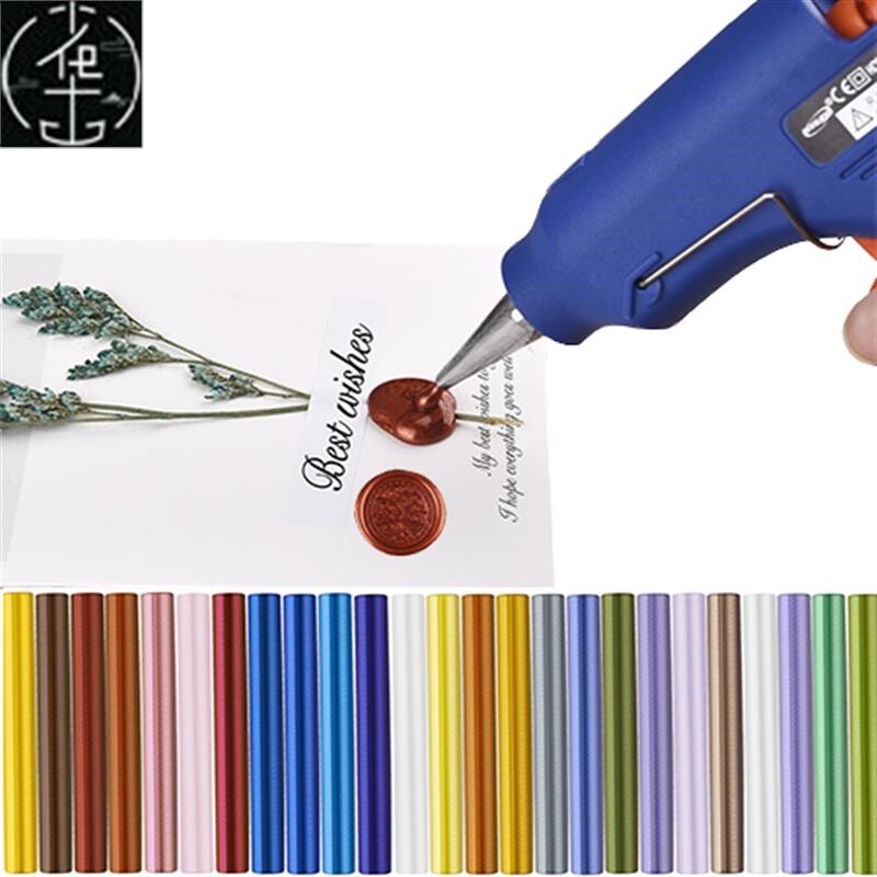 5pc DIY Seal Wax Sticks For Melting Glue Gun Sealing Wax Sti