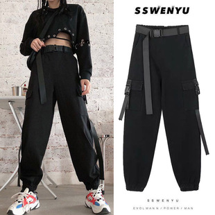 女装工装裤女休闲裤Women's overalls women's casual pants lady
