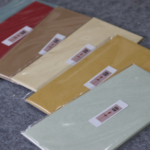 徽牌素云蜡染纸日课宣纸50张传统蜡笺纸册页纸寸楷小行书临创用纸