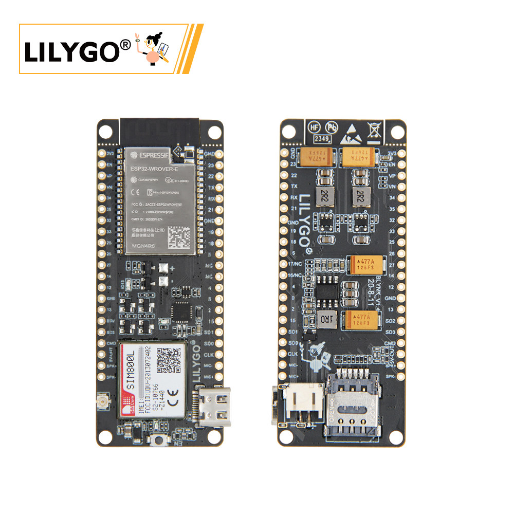 TTGO T-Call V1.4ESP32WIFI无线蓝牙模块FPC天线SIM卡SIM800L模块 - 实物图