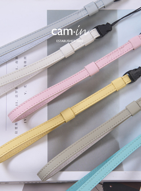 cam-in意大利真皮swift牛皮相机手腕带适用富士x100vi理光GR4挂绳