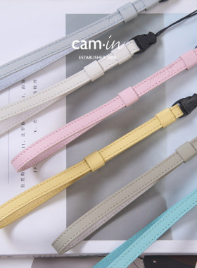camin真皮相机手腕带swift牛皮