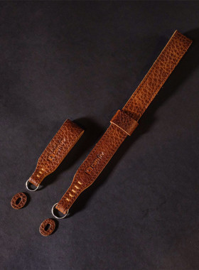 cam-in意大利植鞣牛皮照相机手腕带 适用徕卡微单相机真皮指环带