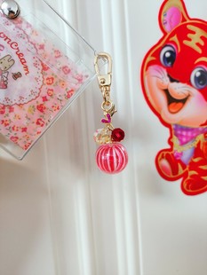 糖果屋风茉莉兔糖球串の同款手作包挂挂件饰品手作钥匙扣甜美百搭