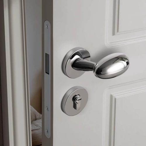 鹅蛋门把手卧室门锁简约门把手