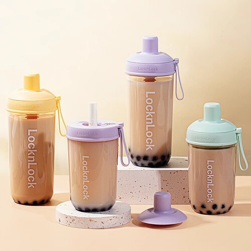乐扣乐扣大众tritan大容量奶茶杯