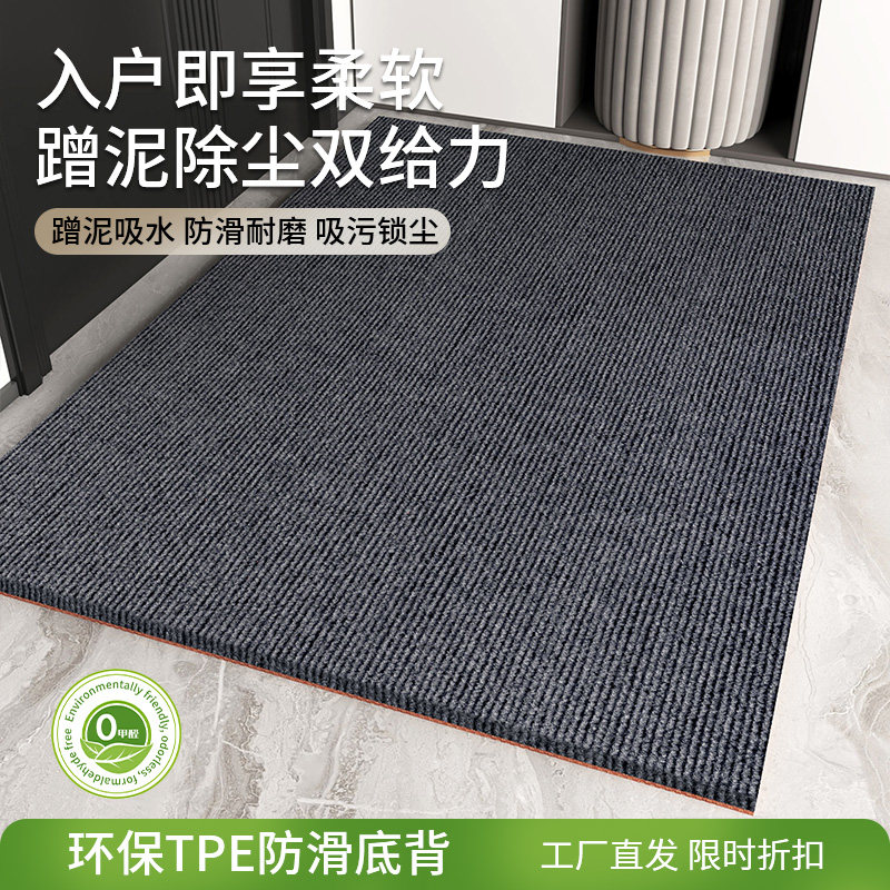 入户门家用地垫门口防滑吸水耐脏免洗脚垫门垫进门玄关可裁剪地毯