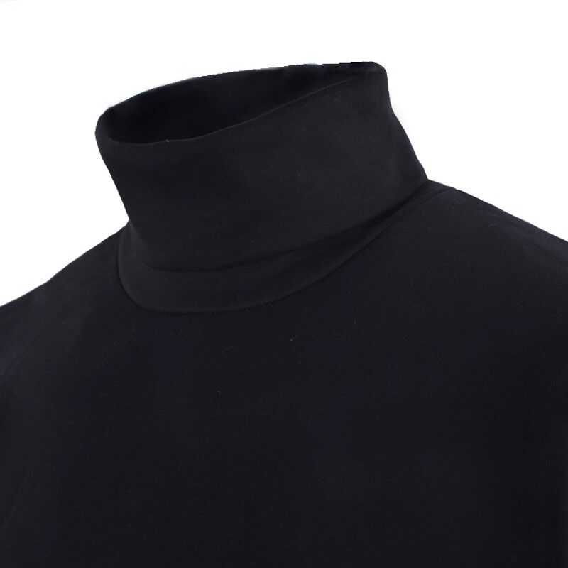 纯色男式高领打底衫秋冬季保暖内衣卫衣上衣加绒加厚秋衣长袖t恤