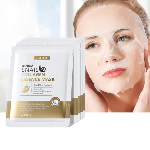 50pcs Snail Extract Mask for Anti-Aging & Blemish50蜗牛面膜