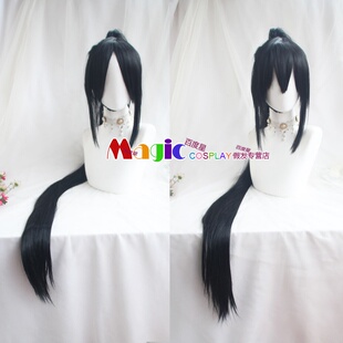 黑色 王者荣耀 不知火舞 雪村千鹤 羽川莲望 羽川莲实 cos假发