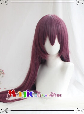 酒红色 师匠 斯卡哈 本子 松实玄 红葵 黑礁 莱薇 COS假发