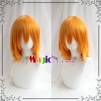 MAGIC 海贼王ONE PIECE 娜美 短发 橘黄色反翘短发 御姐COS假发