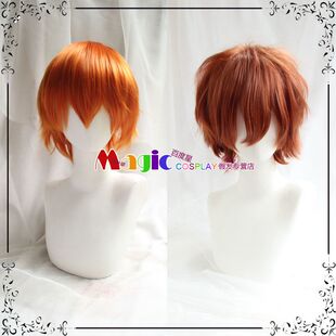 cosplay假发 七濑陆 佐藤真冬 橘色 相马空海 音无结弦 泥水平子