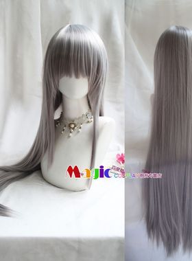 重返未来1999 柏林以东cos假发 仿真头皮 奶灰色 现货