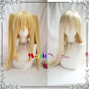 cos假发 狂赌之渊/早乙女芽亚里 黄泉月露娜瑠奈 淡金黄色马尾