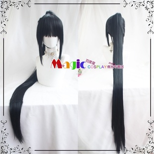 MAGIC现货 斗罗大陆五年之约 小舞cos假发 黑色100CM古风COS假毛