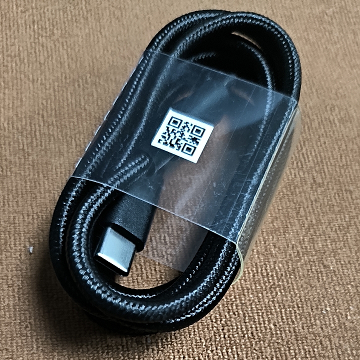 大厂原装5A编织数据线双typeC接口电竞手机超级快充数据线适用于玩家国度ROG9pro65W手机充电器数据线快充