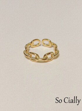 So Cially | PARTEZ 23夏韩国设计师品牌一环扣一环简约戒指