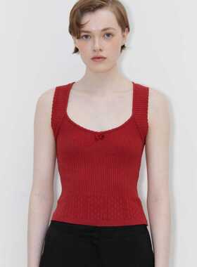 So Cially | SINOON 24春韩国设计师品牌新款针织背心女内搭打底