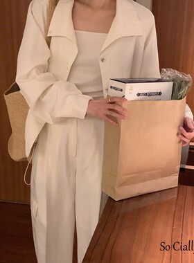 So Cially | 23夏韩国代购新品NEEDMORE外套翻领单排扣百搭