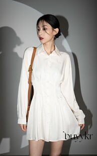 buyykr | AVANDRESS 22秋冬韩国设计师品牌连衣裙单排扣翻领收腰