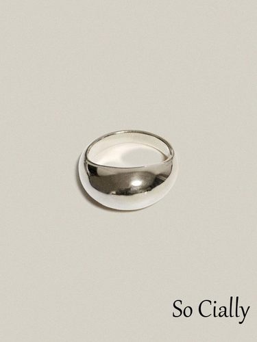 PARTEZ粗细不均匀圆滑戒指