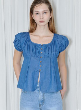 So Cially | SINOON 24春韩国设计师品牌衬衫短袖圆领套头时尚