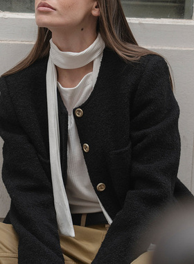 UMER 25SS 韩国代购新品设计师小香风短外套