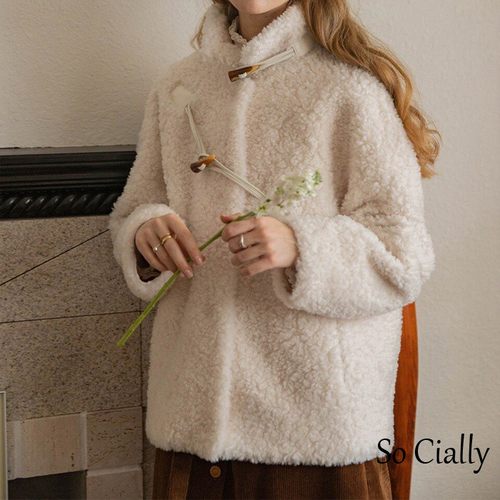 So Cially |  LENINA 23冬韩国设计师品牌外套单排扣