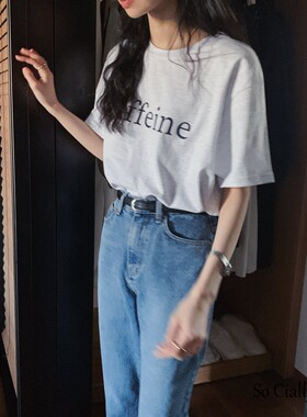 So Cially | 23夏韩国代购新品NEEDMORE T恤短袖宽松圆领套头