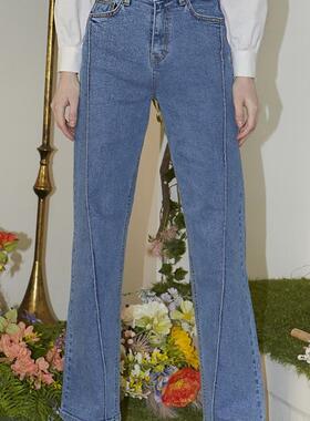 【现货清仓】vitalsign 韩国代购百搭舒适休闲牛仔裤女韩版时尚