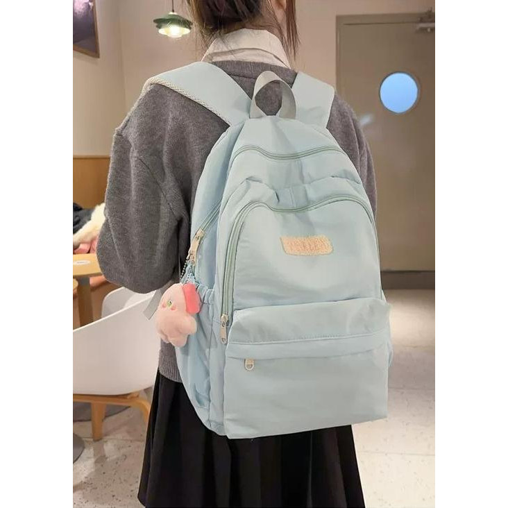 双肩包女款2026新款旅游轻便背包休闲旅行包大容量电脑包高中学生