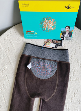 SK9676加绒羊绒裤踩脚打底裤女加厚保暖裤羊毛高腰显瘦修身一体裤