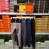 啵啵小妞7913无痕哑光瑜伽裤 高腰九分打底 顶奢羊绒秋冬加厚鲨鱼裤