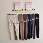 五分裤 翘小姐8628防晒奶皮鲨鱼裤 春夏超薄女高腰九分打底瑜伽裤