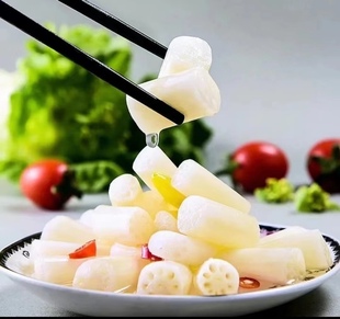 湖北特产洪湖泡藕带方便藕尖酸辣味泡椒藕带袋装藕芽小莲藕尖3袋