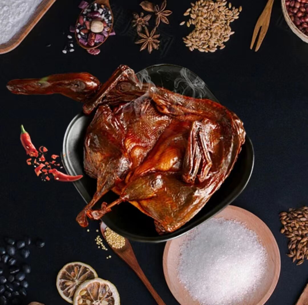 洪湖香辣酱板鸭湖北特产美食香辣酱汁手撕风干鸭450g/只冷链包邮