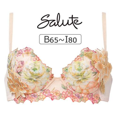 华歌尔玫瑰贴花聚拢文胸