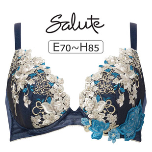 华歌尔Salute内衣女大胸显小薄款透气速干重工刺绣性感文胸罩16G