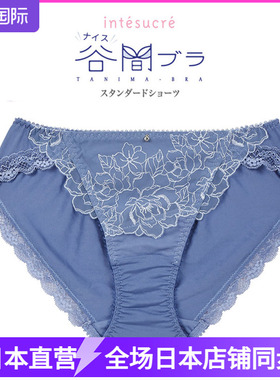 日本安秀丽简约素雅舒适包臀黑色三角内裤 性感丁字裤T裤 isp344