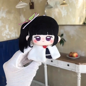 鬼灭之刃棉花娃娃香奈乎and蝴蝶忍10cm背包挂件动漫周边正版 公仔