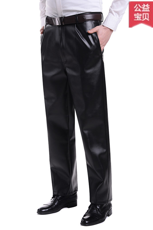 Pantalon cuir homme droit - Ref 1486676 Image 1