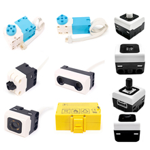 国产Spike 45678 编程教育积木包电机传感器车轮子11x19带孔面板