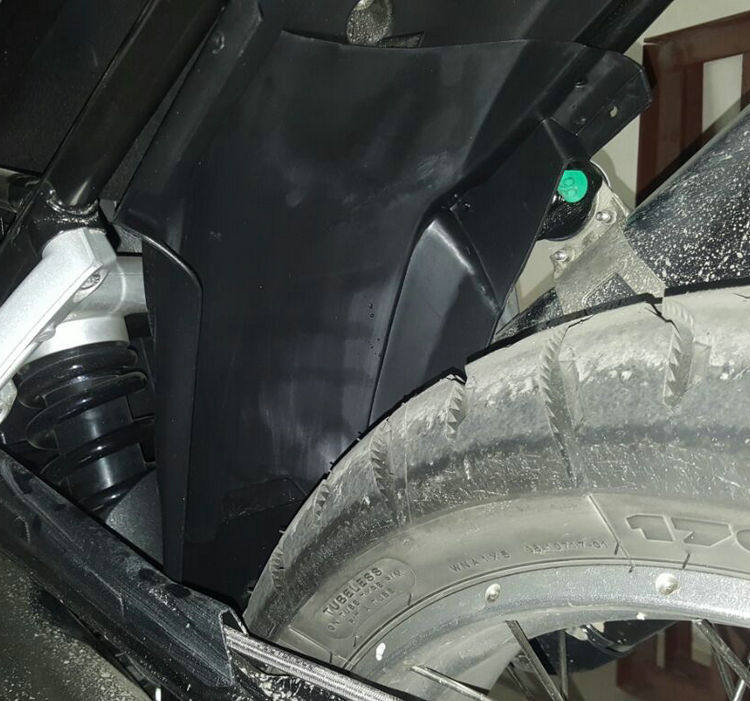 适用宝马R1250GS ADV R1200GS ADV水鸟加装后挡泥板加长挡泥瓦