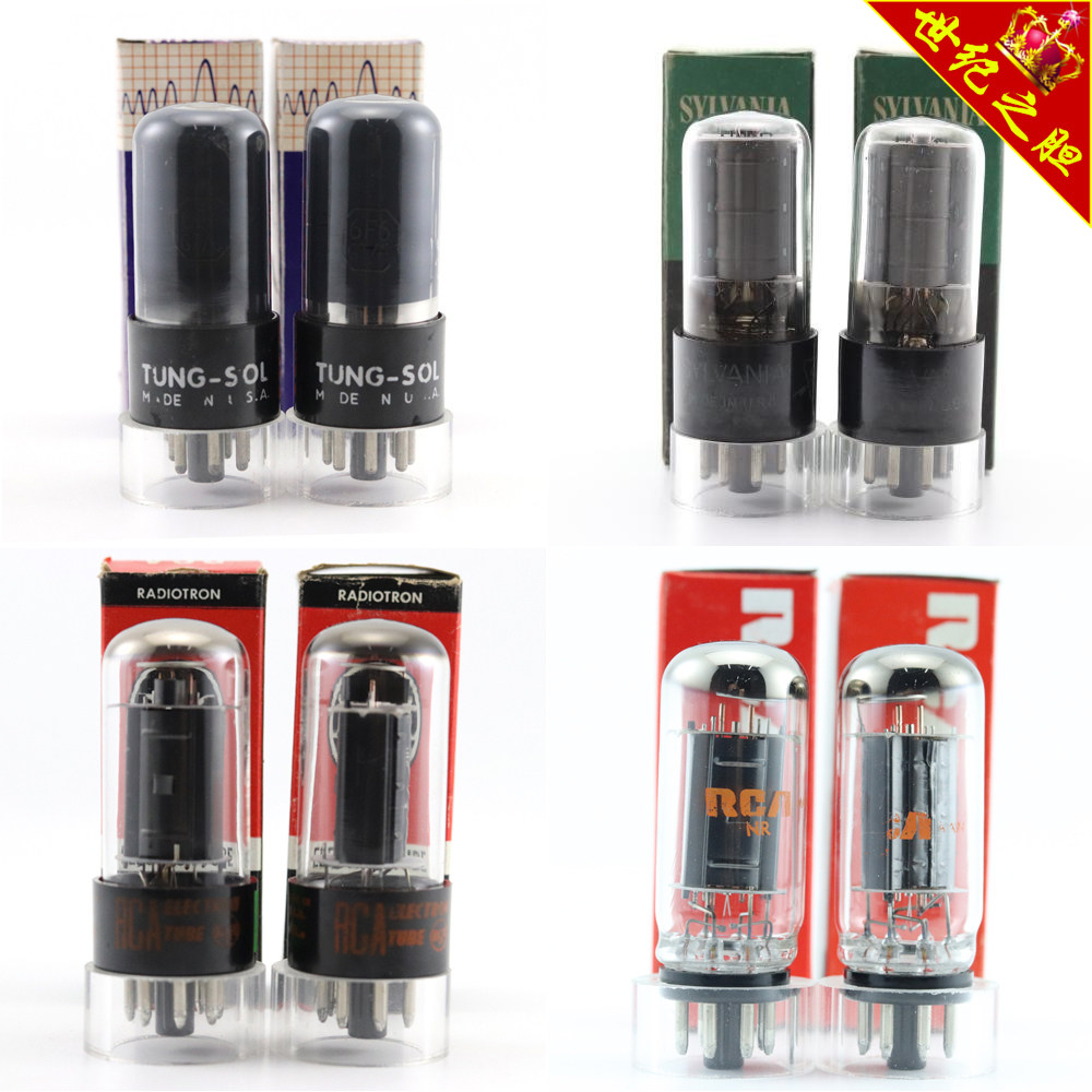 全新美国原盒喜万年/RCA 6F6GT/6P6P/6V6/6K6云顶铜柱6f6电子管